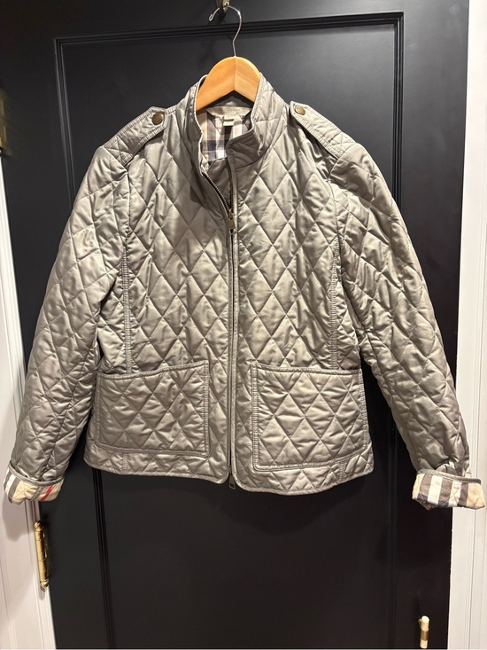 Burberry Jackets & Blazers - Burberry Britt nova check Quilted Women's Jacket in olive green large